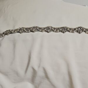 Elegant Gold Rhinestone Bridal Belt